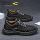 Camel Dynamic Chophel Choe de cuero para hombres Autumn Soft Sole Sobre RESISTEN RESISTENTE Cañas de trabajo de alta resistencia para viajes de moda versátiles al aire libre zapatos de trabajo de moda versátiles (suela suave Soft Soft) Altura Aumento 9893 38 Tamaño de calzado de cuero estándar