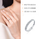 Liuguifu Jewelry pt950 platinum leaf ring, fashionable and versatile platinum open ring for women, birthday gift, Ye Xu, about 2.20g