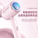 Foldable high-speed and large-power hair dryer for home use with blue light that does not hurt hair. Dormitory use for students with hot and cold air appliances. Light pink 2400W Collection MAX version. Foldable