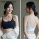 Victoria's style suspender pure cotton one-piece underwear for women spring and autumn style without rims for girls sports bra for high school students beautiful back bra white L 95-115Jin Jin is equal to 0.5 kg