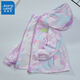 Jeanswest (Jeanswest) Mädchen Drei-in-Eins-Jacke für Kinder Winter plus Samt verdickte Modetrendy Casual Clothes für Kinderjacke [Frühling und Herbst] 6624 Pink 150