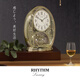 Lisheng Japanese brand 2025 new living room desk clock light luxury silent sitting clock office ornaments quartz clock 4SG768WT18 25.5*13.7*20.8cm