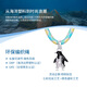 Lukfook Jewelry Platinum Ocean Series Platinum 950 Penguin Colorful Brushed Platinum Pendant with Eco-Friendly Rope Couple Model GJT0024DS Gold Weight 7.12 Grams