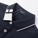 HAZZYS children's clothing boys and girls POLO shirt autumn new lapel casual long-sleeved T-shirt navy 130