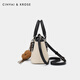 CinvaiKrose light luxury handbag bag women's bag 2025 new high-end bucket bag one-shoulder crossbody bag birthday Christmas gift white and black [gifts to girlfriend, wife and girls are heartfelt and practical]