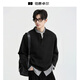 Earl Zall Henry Collar Design Commuting Casual Sweater Men's 2025 Autumn New Men's Sweater Y541488 Mocha Color L (175)