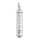 Звездная серебряная рифма S925 серебряная серебряная коробка Gawu Gawu Glossy Cylindrical можно открыть и установить с подвеской Lotus Sutra Boruo Heart Sutra Pired 13587 Great