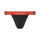 Calvin Klein men's thong three-pack LV00NB4386 VQO black/black/black XL