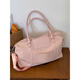 Ershanji large-capacity short-distance portable travel bag for women 2025 new business trip lightweight luggage bag fitness bag maternity storage bag short-distance portable travel bag pink + pendant
