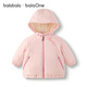 Balabala children's clothing children's cotton jackets for girls and boys 2025 autumn and winter three-proof thickened warm and cute 208425106204