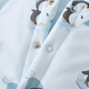 童泰（TONGTAI）婴儿连体衣冬季夹棉宝宝衣服儿童连帽哈衣爬服外出服抱衣 蓝色 80cm