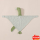 Jingmengyuan crumpled cloth comfort napkin baby can bite the doll sleep baby to sleep pure cotton gauze little swan hand puppet green cherry (goose) 1 pack