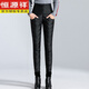 Hengyuanxiang down pants for women's outer wear new winter white duck down slim fit middle-aged and elderly mothers thickened warm cotton pants black M 95Jin Jin equal to 0.5 kg or less