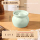 Earthen pot stew pot with water-proof red bird soup, steamed egg stew pot with lid, Chinese style Shaxian snack ceramic stew pot, green stew pot, one pack 500ml