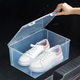 Yusenyi Shoe Box Storage Box Car Trunk Transparent Single Moisture-Proof Car Storage Box Separate Shoe Box for Shoes in the Car Large White 1 Pack Large White 1 Pack
