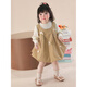 Yingshi Yingshi [código roto] Vestido de niñas Primavera y otoño 2025 NUEVAS NIÑAS PEQUEÑAS Ropa de primavera Baby Girlable Fashionable Red 90 cm