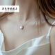 Ruoximeng's new 14k gold-filled natural Baroque freshwater star pearl pendant, exquisite and simple clavicle chain niche design, Baroque star necklace 45mm