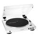 Audio-Technica AT-LP60X TOP vinyl record player retro record player fever gramophone LP belt vinyl player home record player annual party New Year's Day gift Valentine's Day white suit AT-LP60X white good sound quality speaker suit