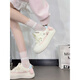 Human-born pudding dog cute big toe shoes for women new style bread shoes breathable women's shoes versatile white shoes pink 37