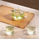 Transparent glass teapot handmade single pot small mini Kung Fu tea set small teapot high temperature resistant