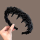 GIOIO Hepburn style headband, temperament mesh women's 2025 new face-showing small high skull headband hairpin Paris Princess head bead-wrapped headband