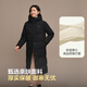 Bosideng 25 Years Winter Down Jacket 90 Down Women's Slim Extra Long Casual Thickened Hooded Stand Collar Jacket