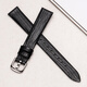 
Adapted to Armani women's genuine leather strap AR11148 11390 11146 lizard pattern 14 cowhide watch strap black-silver pin buckle 14mm