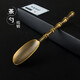 Chuangyi Tea Set Accessories Six Gentlemen Tea Shovel Tea Spoon Tea Divider Pure Copper Handmade Bamboo Carving Kung Fu Tea Ceremony Tea Set Accessories Pure Copper Tea Spoon