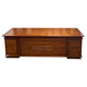 New Chinese style desk and bookcase combination all solid wood boss desk and chair rosewood executive desk desk office furniture rosewood color 2.2m desk