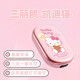 RBFCI Sanrio Magnetic Double-sided Mirror Beauty Lamp Hand Warmer Intelligent Heating Constant Temperature Long-lasting Battery Life Portable Warm Baby Quick Warming Birthday Gift for Girlfriends in Winter Pink