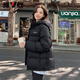 Yalu three-proof no-wash short down jacket for women 2025 winter new hooded thermal storage warm bread coat OCC