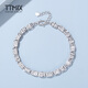 TTMIX turned imitation diamond platinum bracelet pt950 authentic fashionable women's platinum bracelet birthday gift 6.7-6.9g 16+3cm