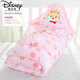 Disney (Disney) baby quilt, inner layer, pure cotton newborn wrap, baby blanket, autumn and winter thickened sleeping bag supplies, extra large and thickened baby yellow 100x100cm