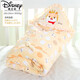 Disney (Disney) baby quilt, inner layer, pure cotton newborn wrap, baby blanket, autumn and winter thickened sleeping bag supplies, extra large and thickened baby yellow 100x100cm