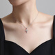 Ming brand jewelry platinum pendant Pt950 white gold magic crystal cross pendant BFC0110 platinum pendant about 1.47 grams