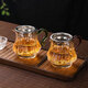 Glass Fair Cup High Temperature Resistant Tea Maker Teacup Petals Household Tea Sea 22171 Fair Cup Amber Handle *Without Tea Leak