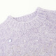 Xiangying Taro Purple Pullover Sweater Women's 2025 Winter New Hot Diamond Lazy Loose Loose Long-Sleeved Sweater Purple S 155/80A/85-95Jin Jin is equal to 0.5 kg