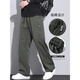 
Weiqian casual pants men's American fashion brand work pants men's loose straight paratrooper pants spring and autumn new sports charge trousers ZG9856 military green L [merchant recommendation] 110~130Jin [Jin equals 0.5 kg]