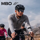 MBO New Color LightWarm Men's Autumn and Winter Light and Warm All-Match Fleece Cycling Jersey C161 Black L