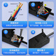 Jingdong Logistics pure copper plug strip office computer desk under desk fixed pdu wireless socket desktop overload protection power strip terminal block Black Warrior丨 Electricity Expert丨 6 Bits丨 High Bearing Capacity丨 Overload Protection Pure Copper Wire 1.8 Meters