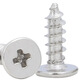 TMJD MISS304 stainless steel screws m4*16 self-tapping screws cross round head TA screws flat head CA self-tapping screws 304 flat head CA screws m4*16