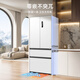 Meiling Wuyou embedded refrigerator 511 liter French door multi-door household active sterilization ultra-thin zero embedded dual system dual cycle first-level energy efficiency air-cooled frost-free refrigerator BCD-511WFP9CZX-white/active sterilization