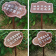 Customized outdoor greening signs, lawn billboards, care for flowers and grass prompts, warning signs, placards, lawn signs, customized 20x30cm