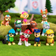 Paw Patrol Toy Rescue Boys and Girls Birthday Gift Children's 10th Anniversary Dog Doll Ornament Set