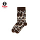 Aape flagship store accessories camouflage jacquard casual trendy mid-calf socks 4293XXP WHZ/white S