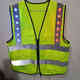 LED light reflective vest vest construction safety clothing reflective clothing night riding high reflective clothing red and blue flashing battery model does not include batteries