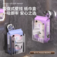 Cosmetics storage box, suction cup tissue box, no punching, removable wall-mounted storage rack, bathroom, transparent white