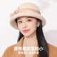 Hengyuanxiang hat women's autumn and winter warm hat woolen hat fashion versatile fisherman hat birthday gift beige