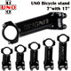 UNO bicycle handlebar 717 aluminum forged riser 60-130MM gloss black 2.6*31. Diameter gloss black 7 degrees 60MM