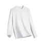 Renaultzer Langarmed T-Shirt Herren 2025 Herbst Neues Festkörper-Basis-Hemd einfacher gelegentlicher oberer Runde Runde Hals Pure Cotton Herbst Herbst